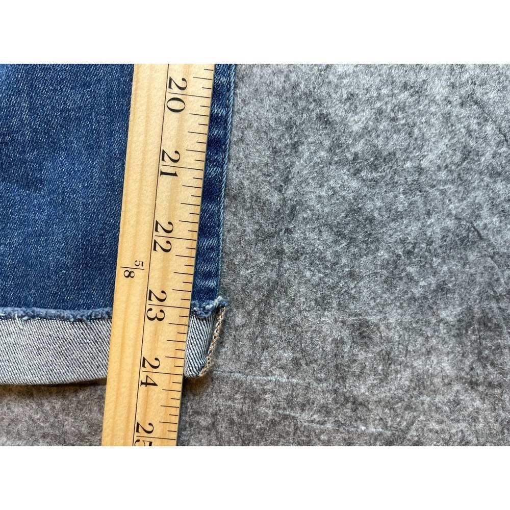 American Eagle Womens Size 18 Short Distressed High Rise Jegging Crop Distressed - Picture 3 of 13